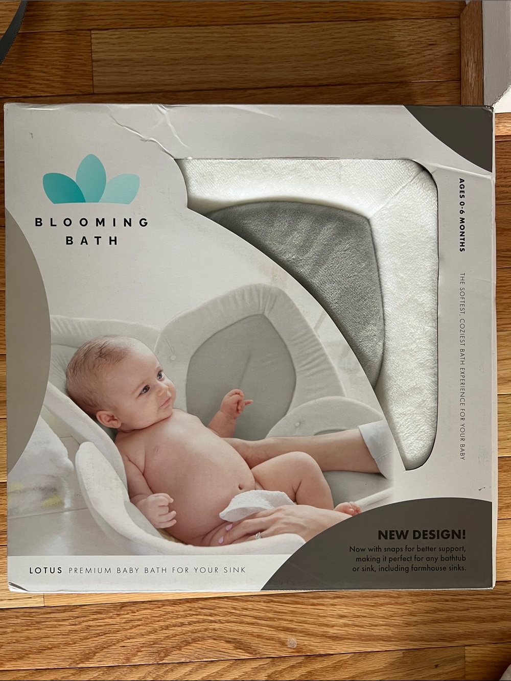 Lotus Baby Bath - Gray